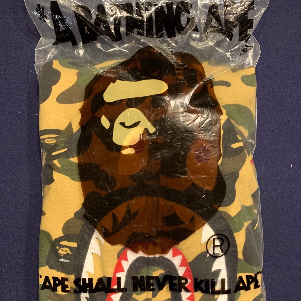 COPY - Bathing Ape hoodie with bag